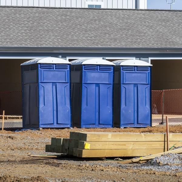 Heavy-duty construction site porta potty in Griffin, Georgia